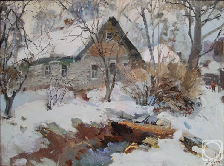 Lukash Anatoliy. Winter motive. Izborsk