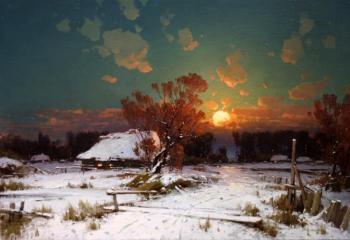 It's a frosty evening. December. Pryadko Yuriy