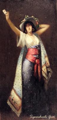 Gypsy. Copy of the painting