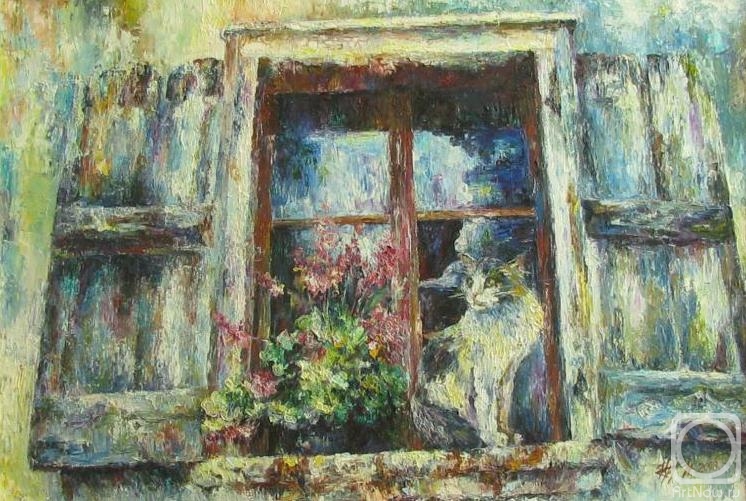 Kruglova Irina. Cat on the window