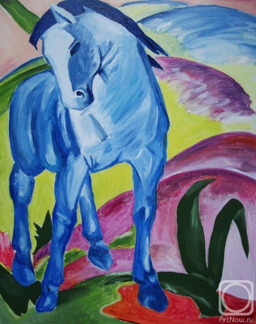 Nesteroff Andrey. Blue horse