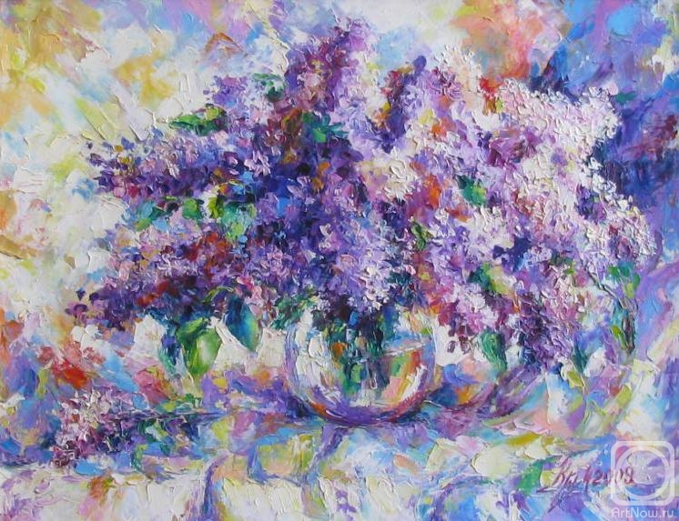 Kruglova Irina. A bouguet of lilacs