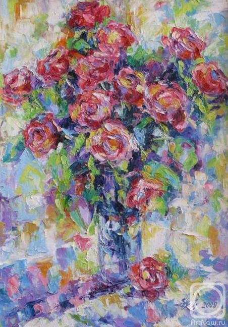 Kruglova Irina. A bouguet of roses
