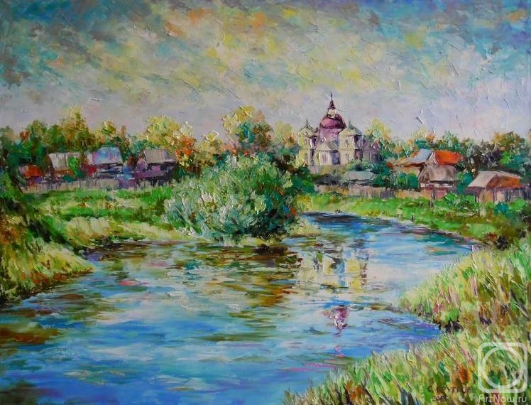 Kruglova Svetlana. Monastic pond
