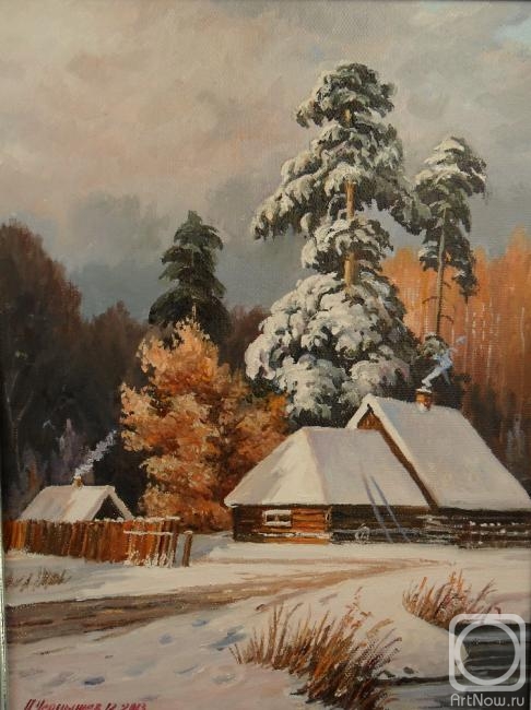 Chernyshev Andrei. Winter countryside landscape