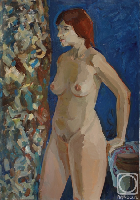 Zhukova Juliya. Nude on the blue