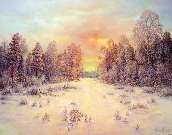 Winter evening. Panin Sergey