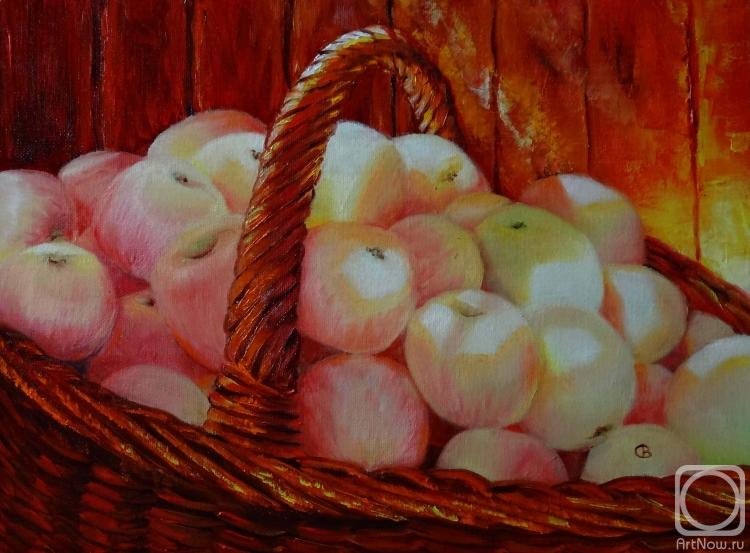 Razumova Svetlana. Apples in the basket