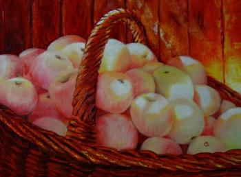 Apples in the basket. Razumova Svetlana