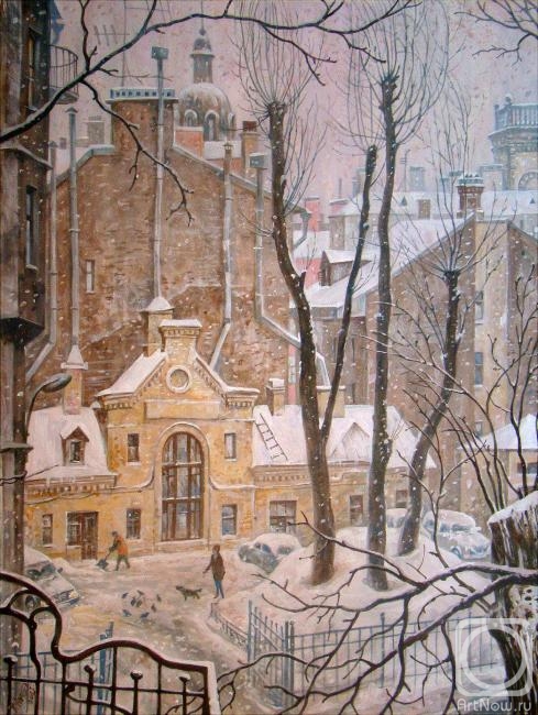 Alanne Kirill. Snowy morning
