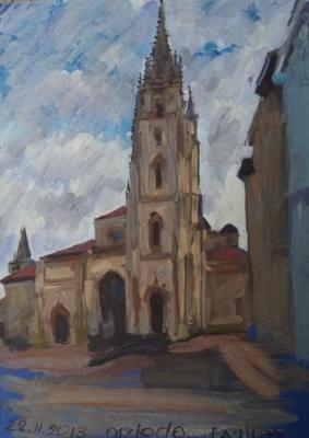 Catedral de San Salvador de Oviedo, the Rain. Dobrovolskaya Gayane