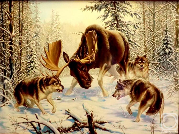 Litvinov Valeriy. Copy of Danchurova "Hunting pack"