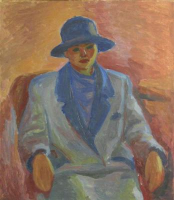 Lady in hat. Gaganov Alexander