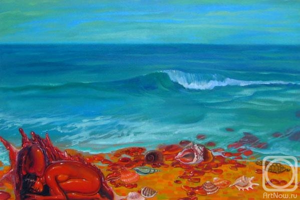 Karpov Igor. Amber-coloured Sea