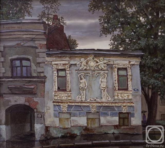 Paroshin Vladimir. House with caryatids