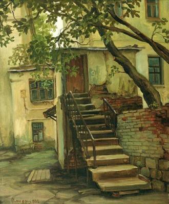 Old houses in Last Lane ( ). Paroshin Vladimir