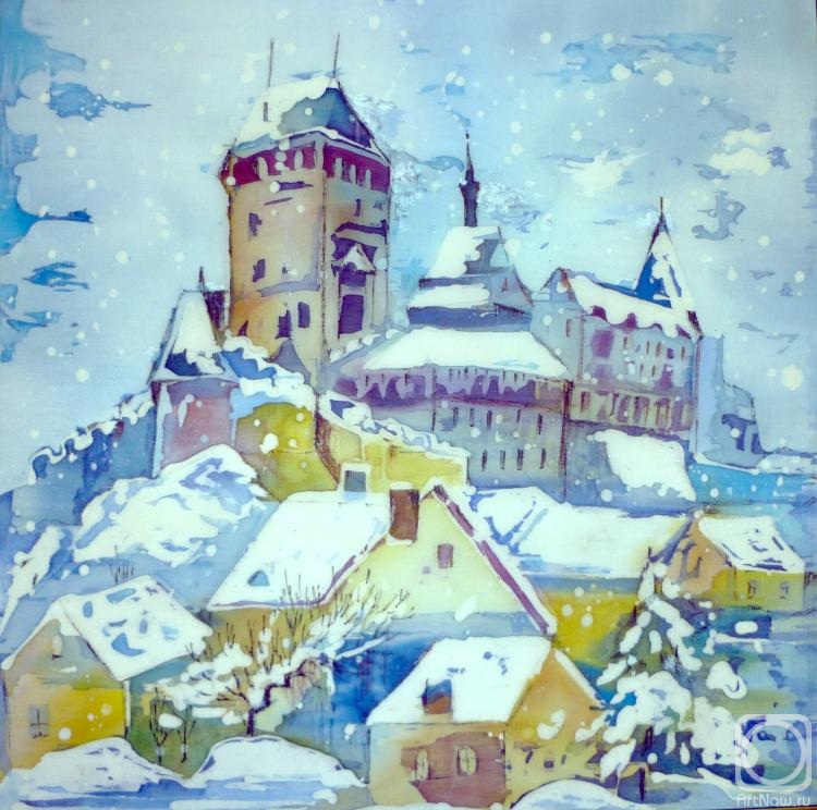 Ripa Elena. Karlštejn Castle, winter