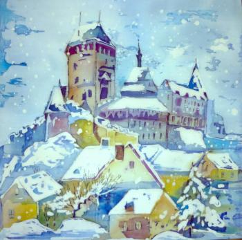 Karlštejn Castle, winter. Ripa Elena