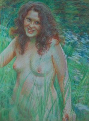 Painting The Grass Maid. Dobrovolskaya Gayane