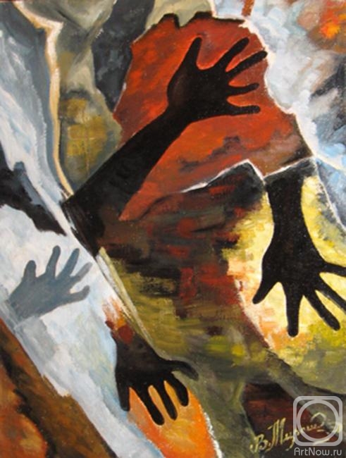 Miroshnikov Vyacheslav. Autographs - motifs of cave drawings