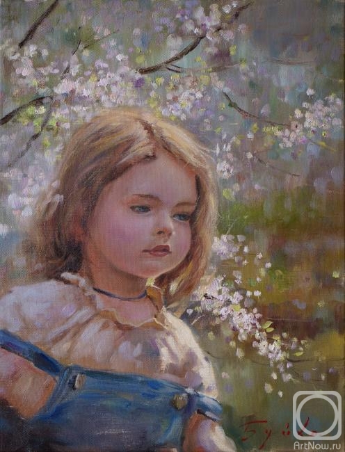 Buiko Oleg. Girl in the garden