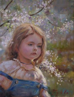 Girl in the garden. Buiko Oleg