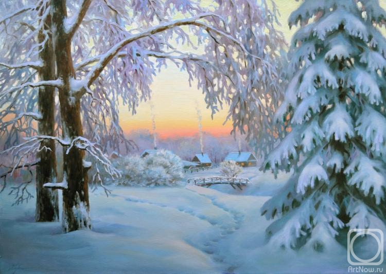 Kharchenko Ivan. Winter evening