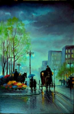 Orlov Andrey Sergeevich. Evening rain