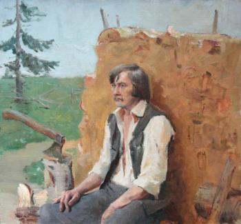 Bor village. The portrait of Stepan. Alexandrovsky Alexander