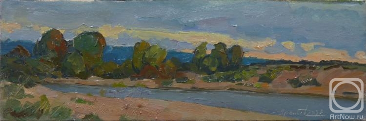 Arepyev Vladimir. Flashes of evening light