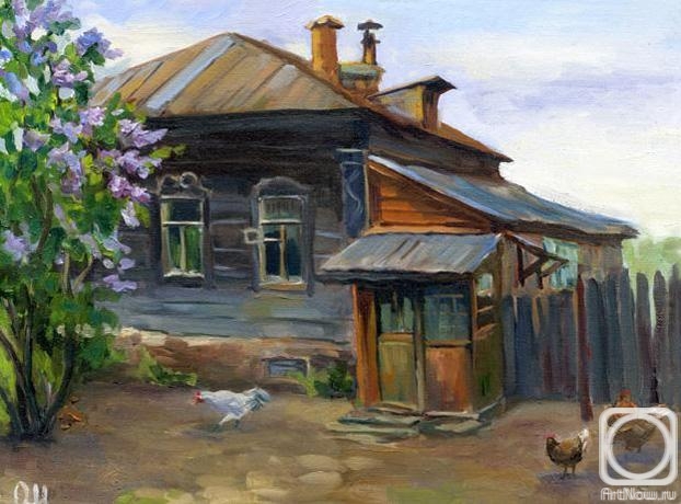 Malancheva Olga. House in Zaraysk (etude)