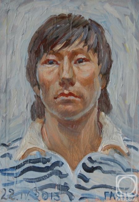 Dobrovolskaya Gayane. The Portret of Guest Worker, from nature