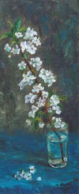 Cherry branch. Malancheva Olga