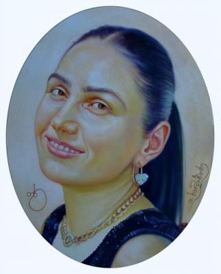 Portrait, Nino Kharabadze. Kharabadze Teimuraz