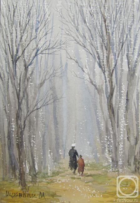 Mukhamedov Ulugbek. The first snow