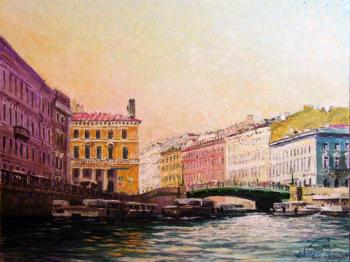 Evening walk. Konturiev Vaycheslav