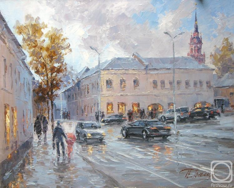 Erasov Petr. Mozhaisk. Evening in the city