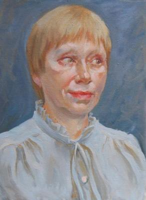 A Portret of a Journalist, from nature. Dobrovolskaya Gayane