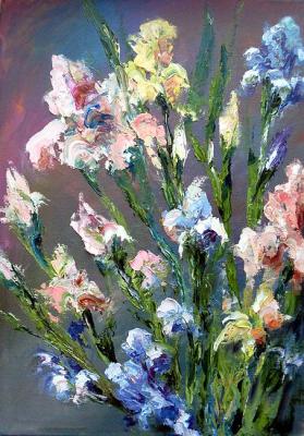 Tenderness of winter iris. Krutov Andrey