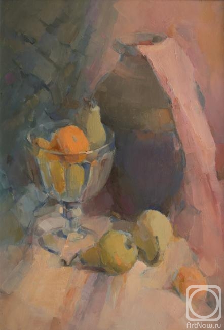 Turysheva Olena. Still life with pears