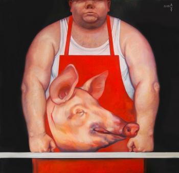 Butcher (Pig S Head). Lutokhina Ekaterina