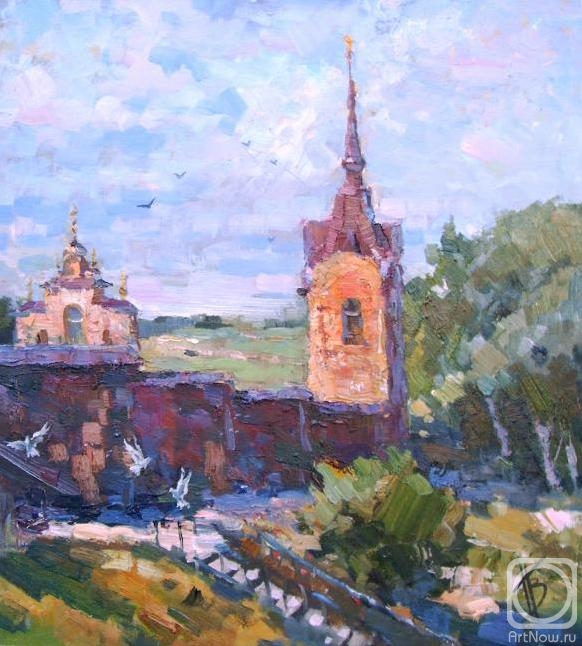 Veselkin Pavel. At the monastery wall
