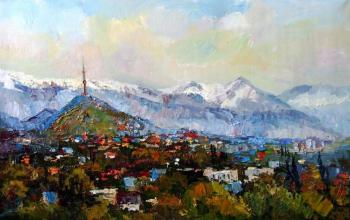 Almaty multicolor - a city in the mountains. Veselkin Pavel