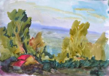 The house of a crazy neighbor. Taran Irina