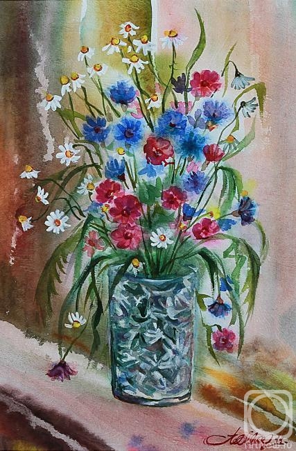 Moruzhenko Lew. Daisies, cornflowers