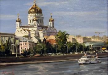 View of the Cathedral of Christ the Savior. Korolev Andrey