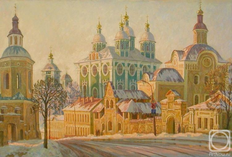 Melikov Yury. Smolensk. March evening