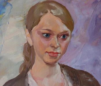 Fragment of the Portret of Nadya. Dobrovolskaya Gayane