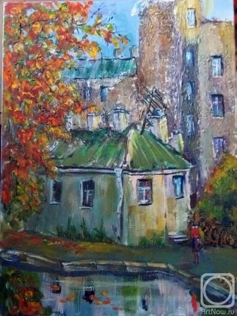 Bystrova Anastasia. Autumn courtyard