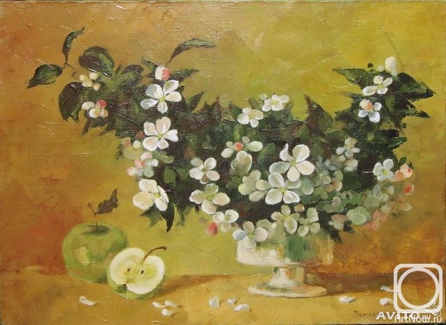 Zerrt Vadim. Blossoming apple-tree